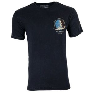 Affliction Manic Triumph T-Shirt - Men's T-Shirts In Rain Forest Sycamore Wash - Foto 9